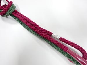 未使用品　正絹　手組帯締め